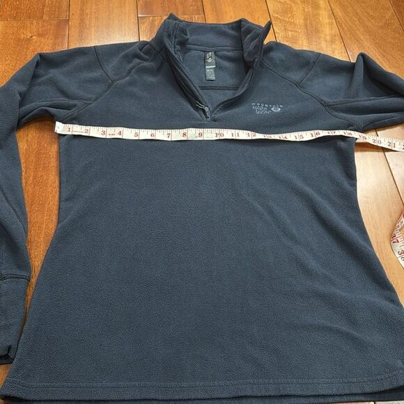 Mountain Hardwear Womens Fleece Sweatshirt Base Layer Microchill 2.0 1/4 Zip M - Picture 8 of 8